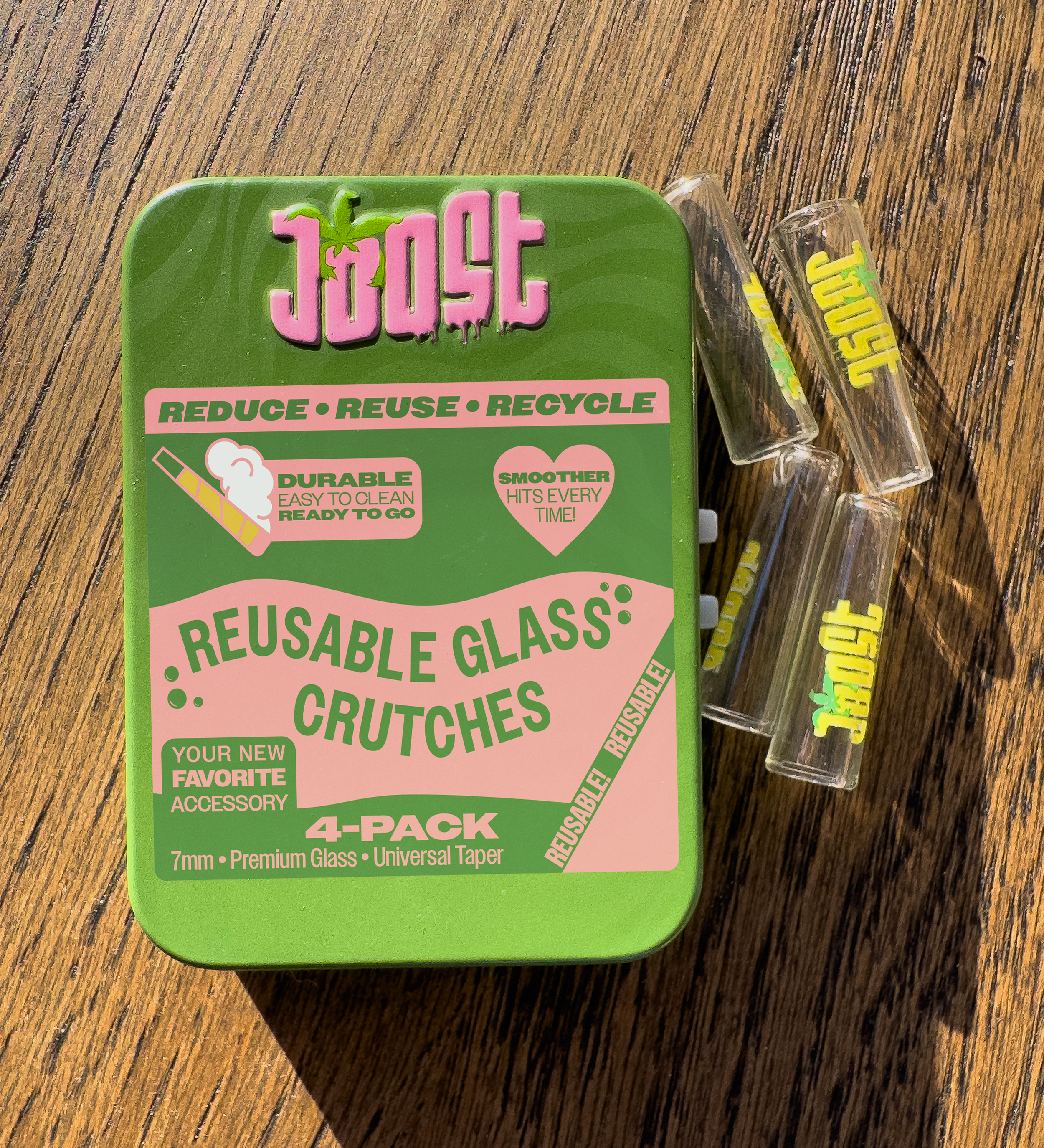 Joost Reusable Glass Crutch