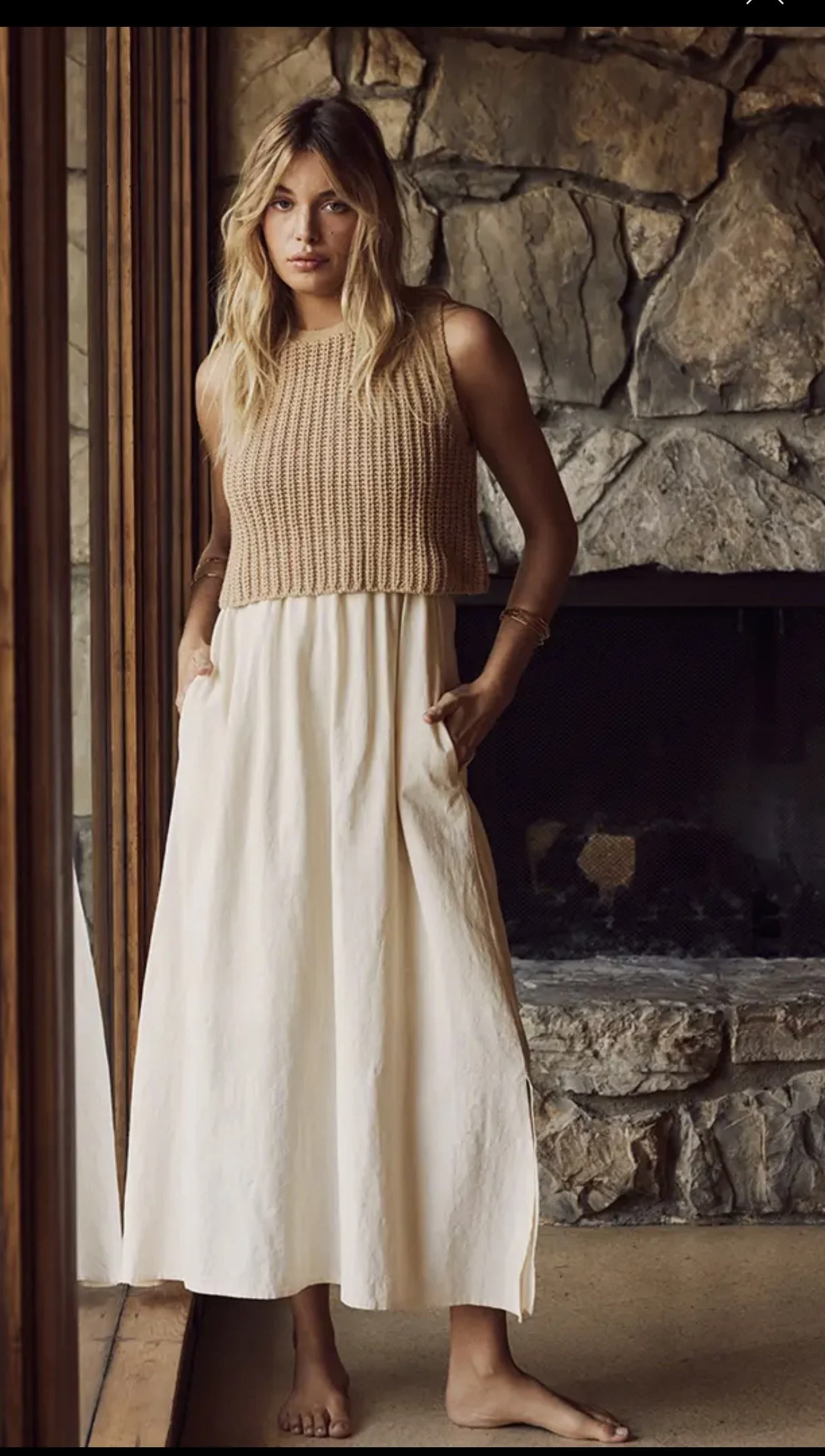 Twofer Midi Dress