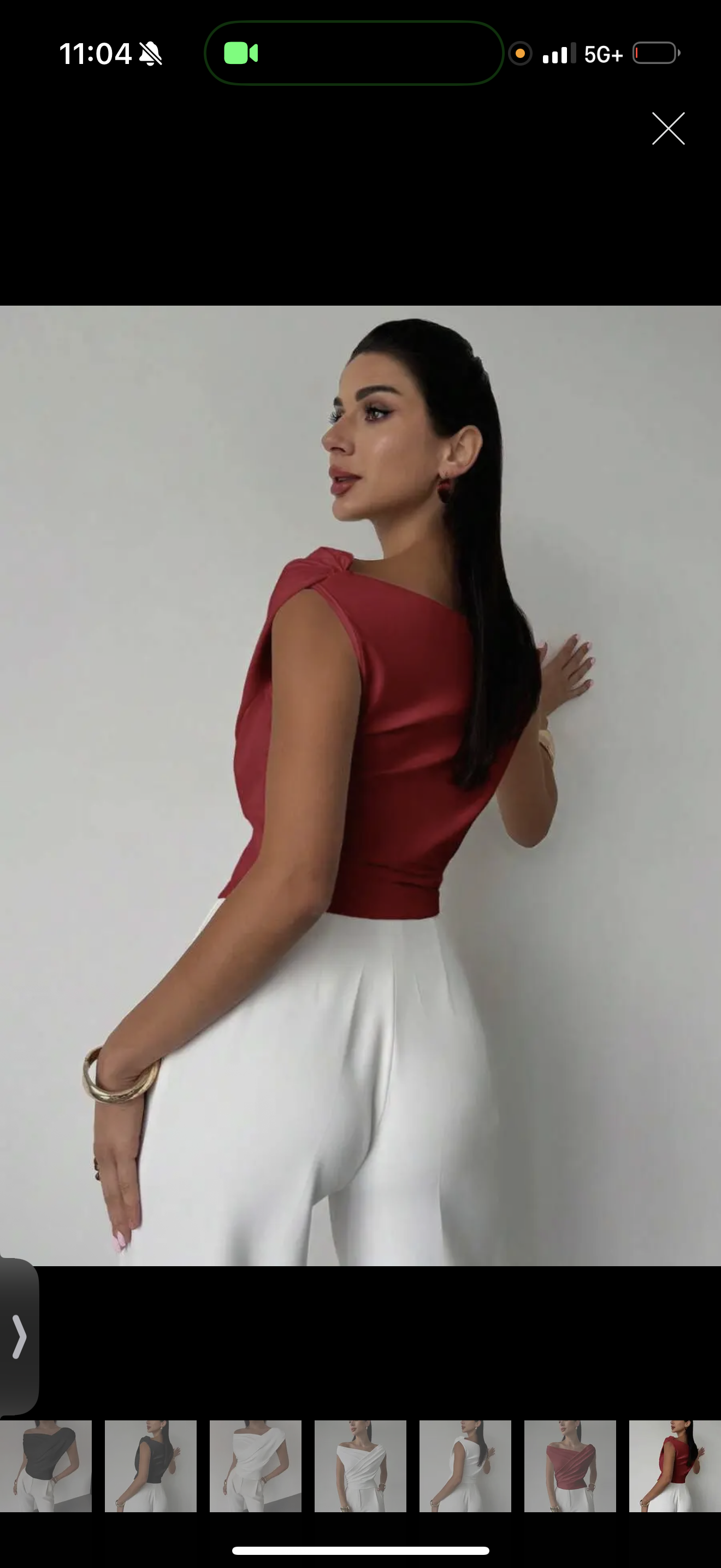 Draped Asymetrically