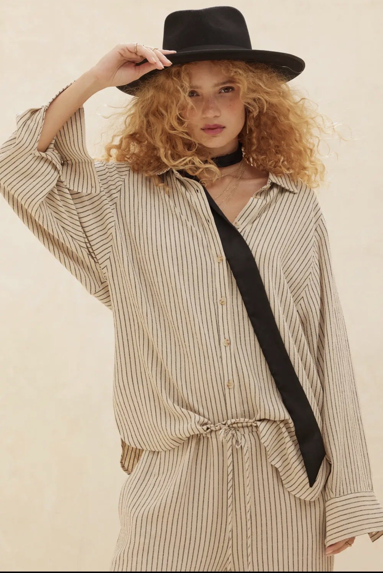 The Striped Button Down