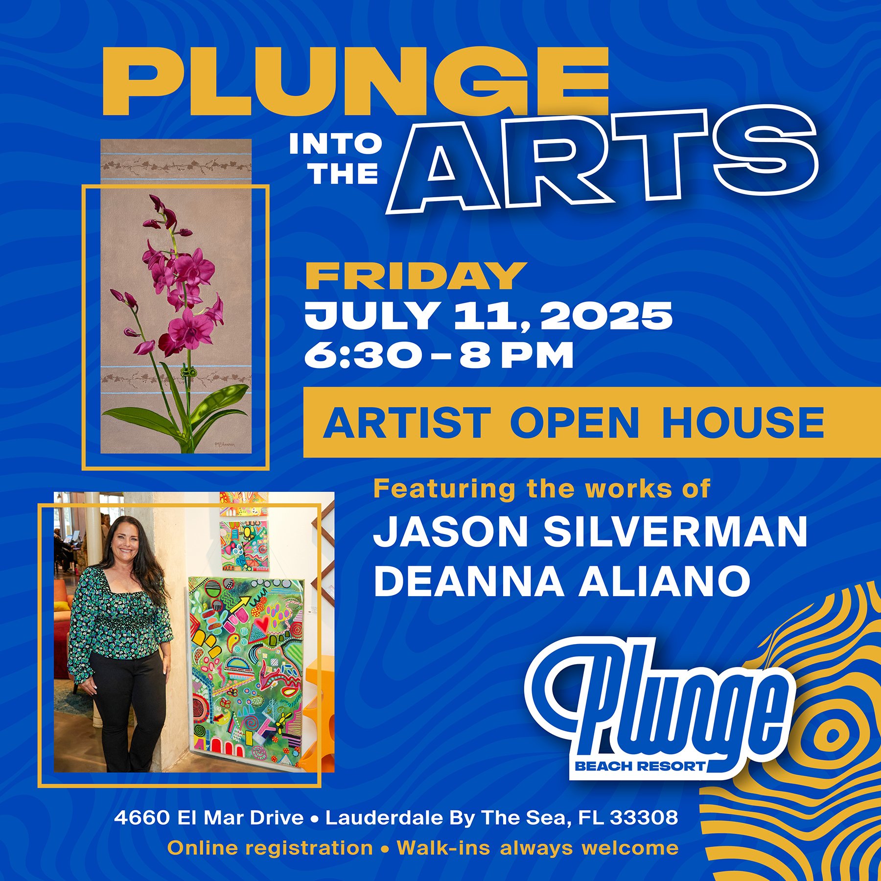 Plunge into the Arts with Jason Silverman and Deanna Aliano