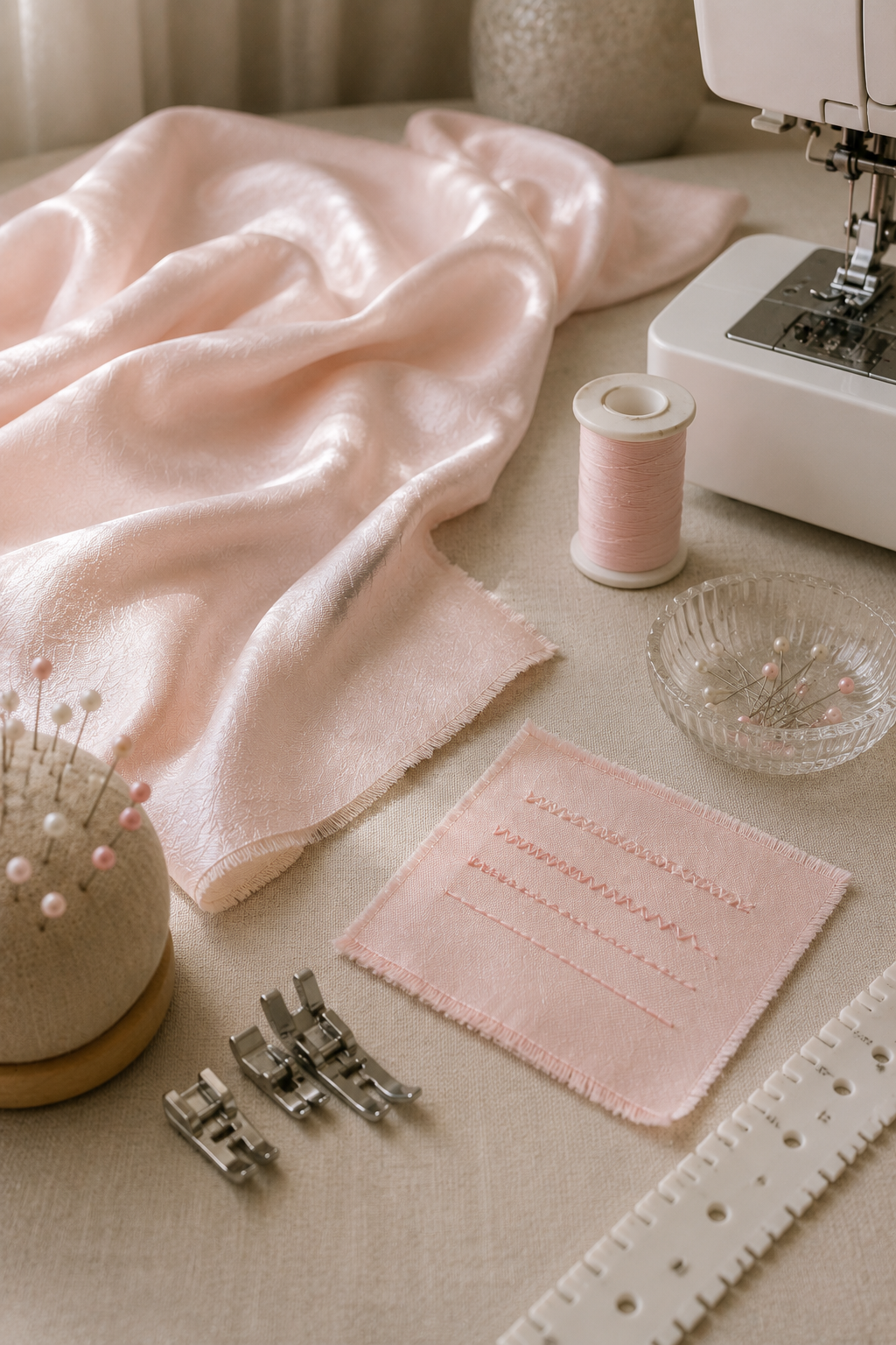 Things I Wish I Knew Before Sewing My First Áo Dài_Test Everything on Your Actual Fabric