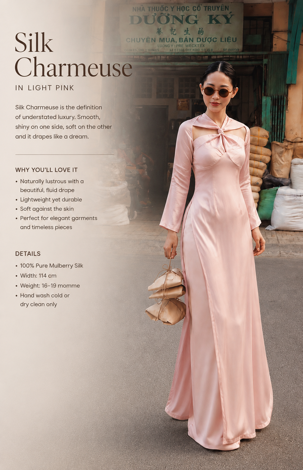 How to sew with silk - silk charmeuse