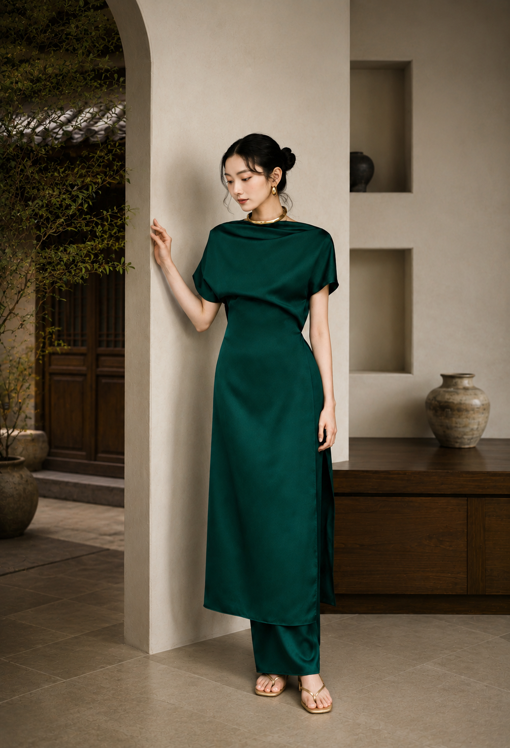 Tết Outfit Inspiration 2027_Quiet Luxury Dress