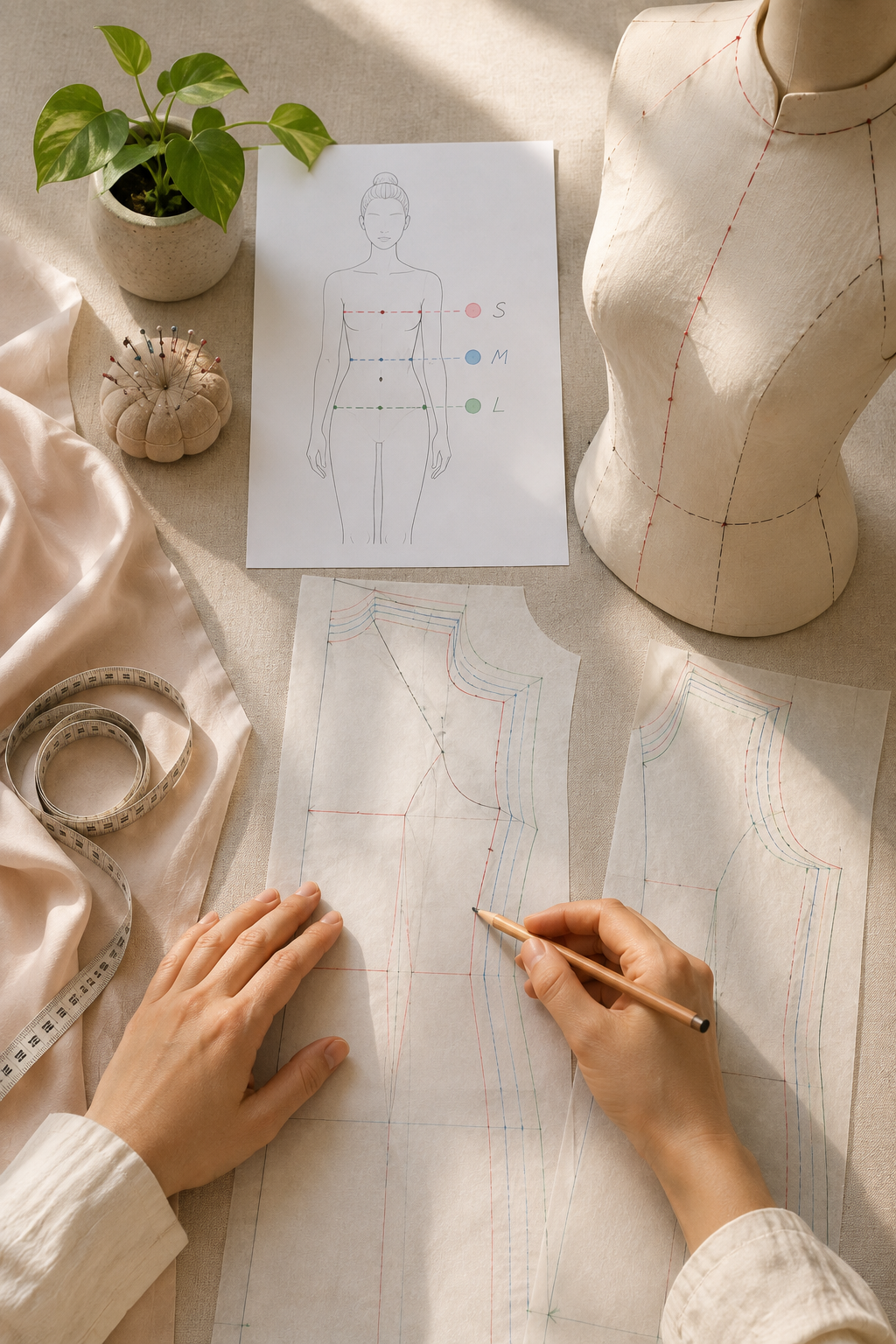 Things I Wish I Knew Before Sewing My First Áo Dài_Don't Automatically Choose One Size