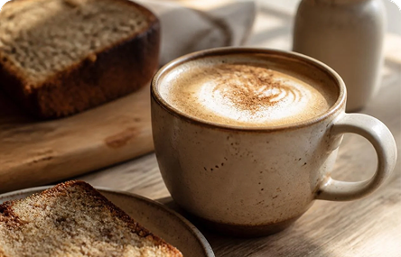 Banana Bread Latte, Made at Home