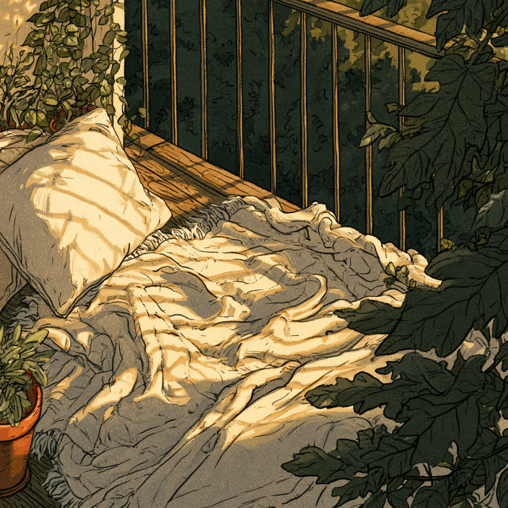 Blanket on the Balcony