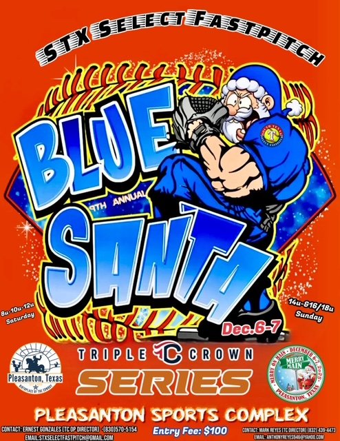 9th Annual Blue Santa Merry on Main Street IN PLEASANTON, TEXAS