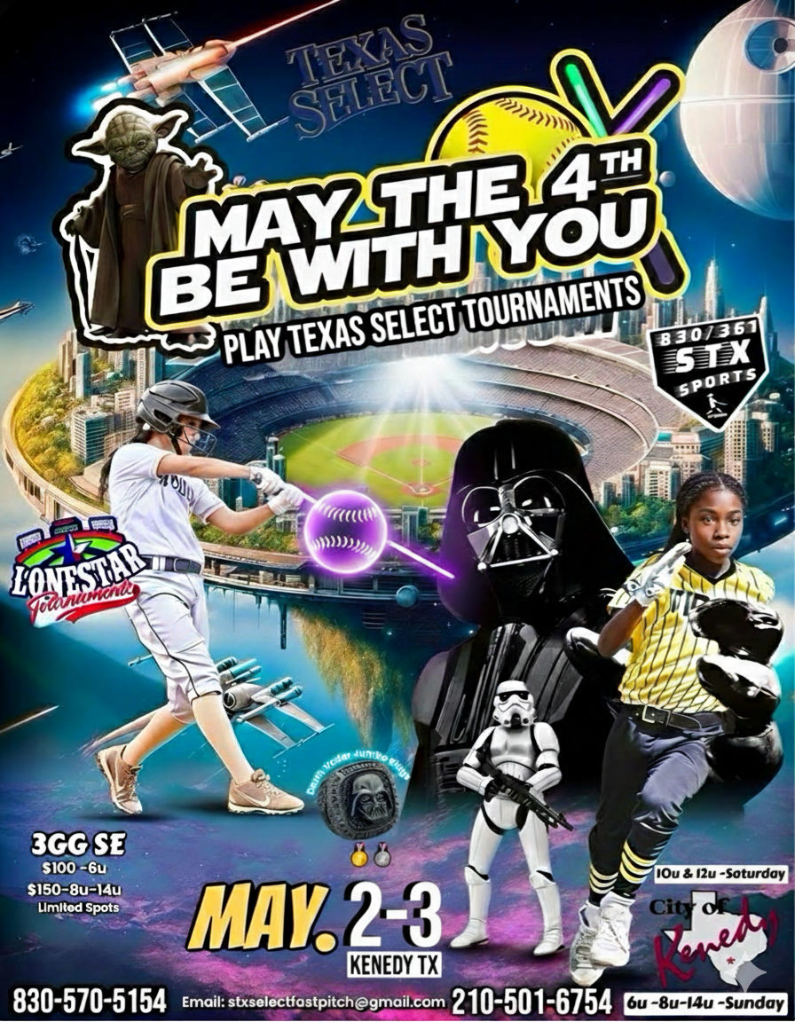MAY THE 4th BE WITH YOU - TEXAS SELECT TOURNAMENTS