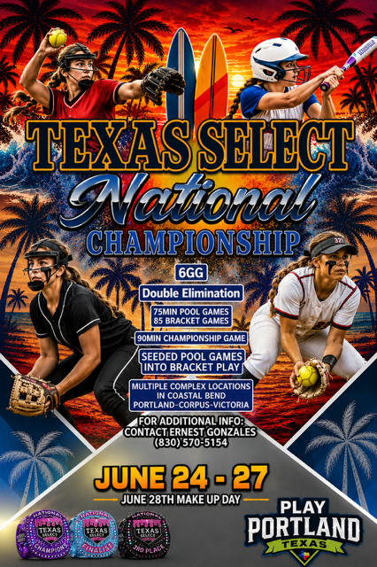 NATIONAL LEGENDARY SELECT CHAMPIONSHIP IN THE COASTAL BEND 2026
