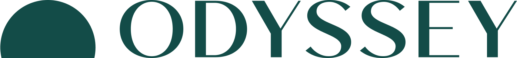 The logo of the brand Odyssey, featuring the word 'ODYSSEY' in bold, uppercase letters.