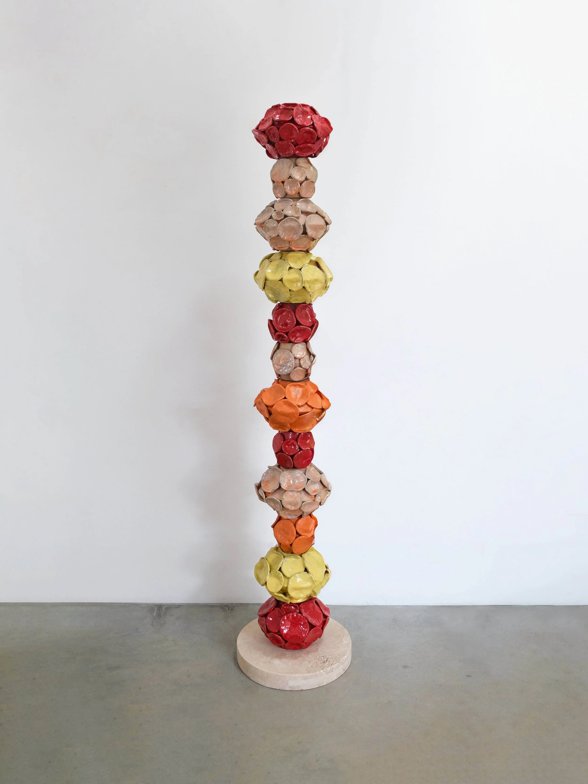 Ben-Medansky-yellow-red-ceramic-stacked-sculpture.jpg