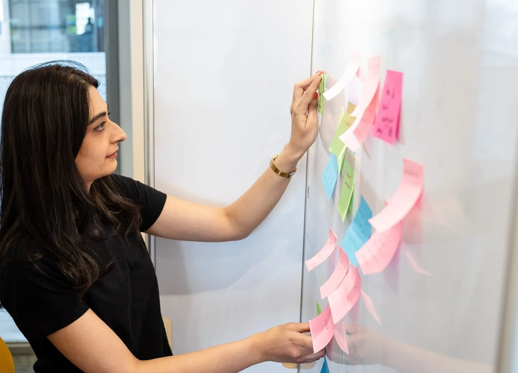 Mashal Zahra in the beginning phase of starting a project