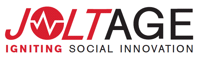 JOLTAGE branding logo with the words 'IGNITING SOCIAL INNOVATION' below.