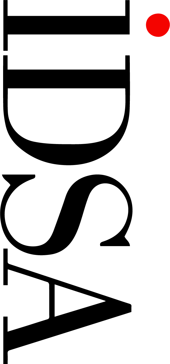 Simplified line drawing of a person holding a microphone, with a red circle resembling a spotlight or light source in the background.