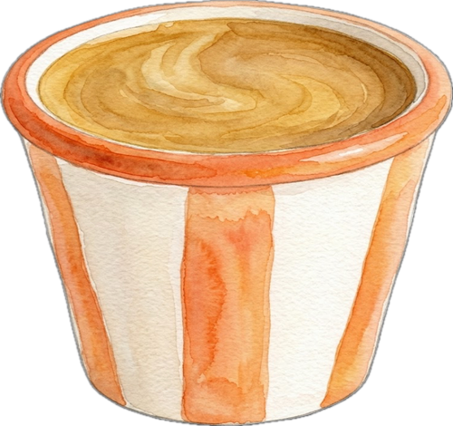 Espresso in a small cup