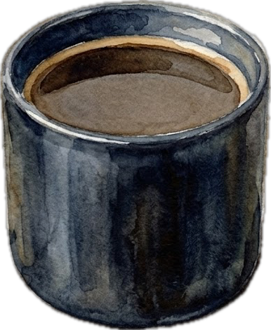 Americano in a cup
