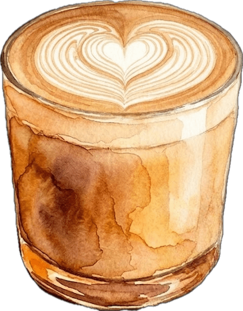 Halle's Morning oat milk vanilla latte
