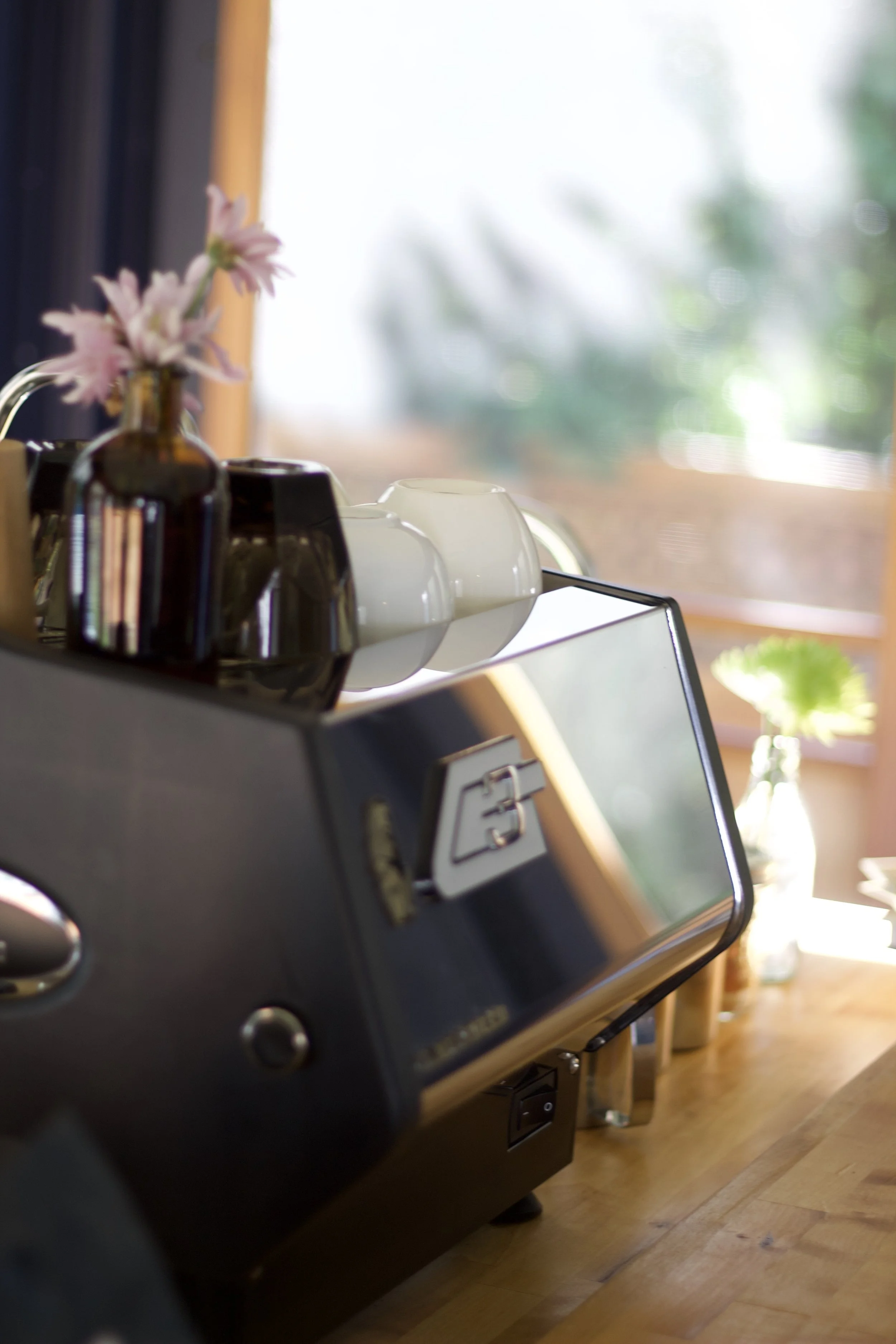 Espresso bar set up at event in Boston, MA
