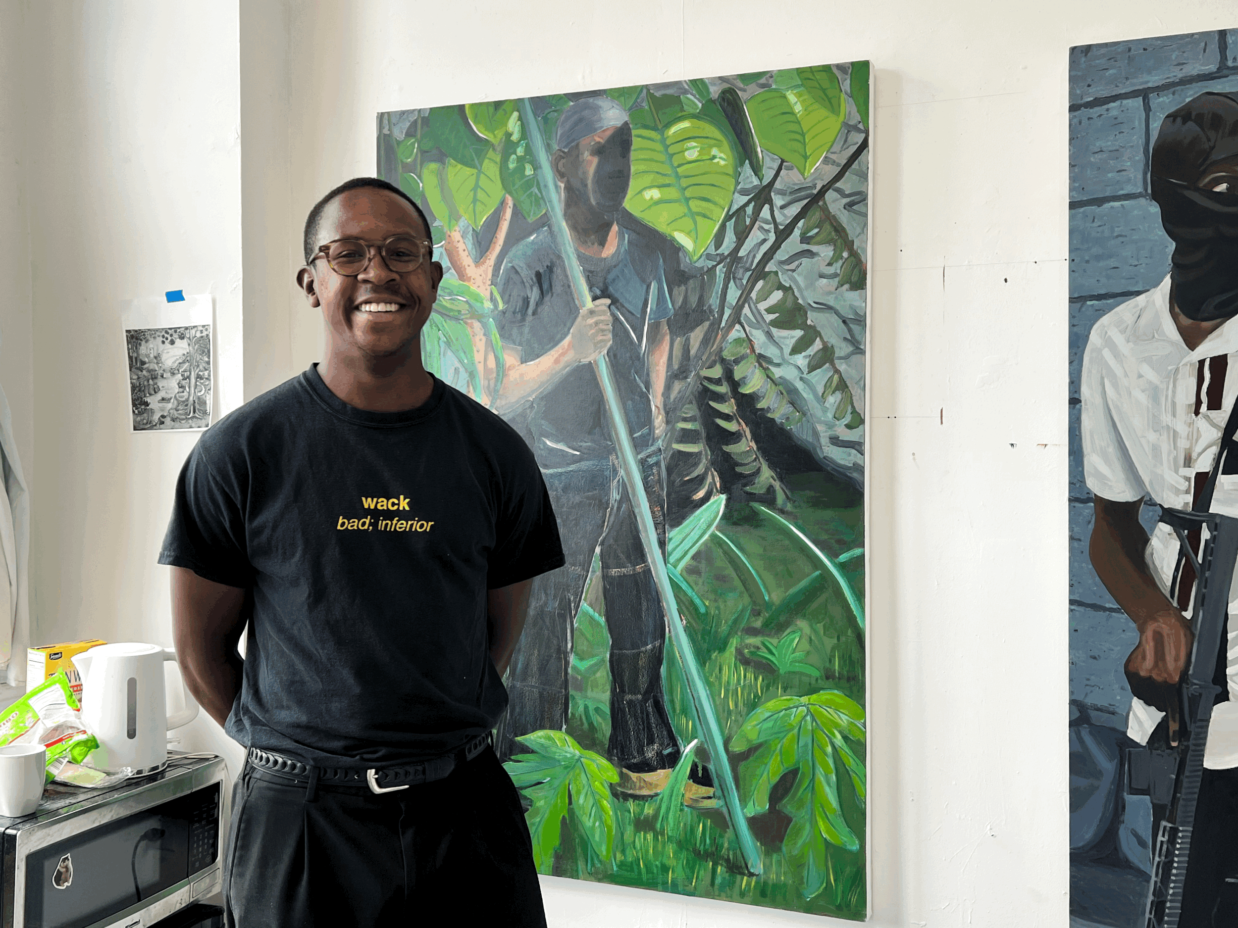 In the Studio with Artist Princeton Cangé