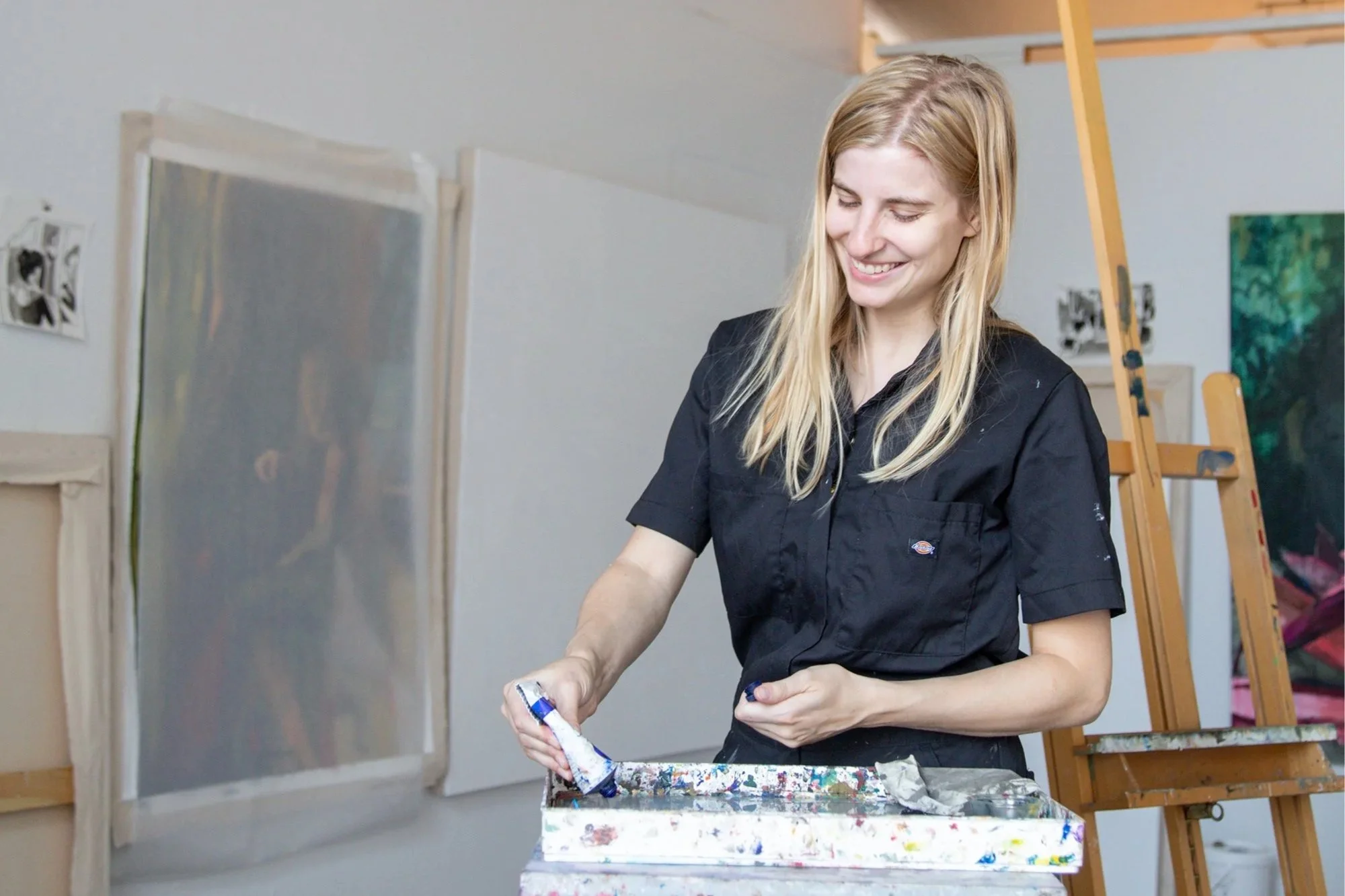 In the Studio with Painter Sylvie Mayer