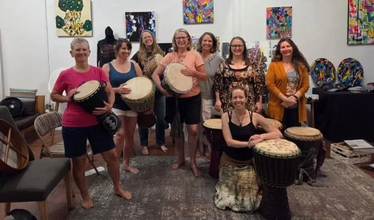 Our fourth Women's Drumming Circle is here this Wednesday at 7PM, and the energy is really building!🪘

This 90‑minute, community‑centered women's drumming experience is a welcoming space to learn rhythms, connect with kind people, get creative, and 