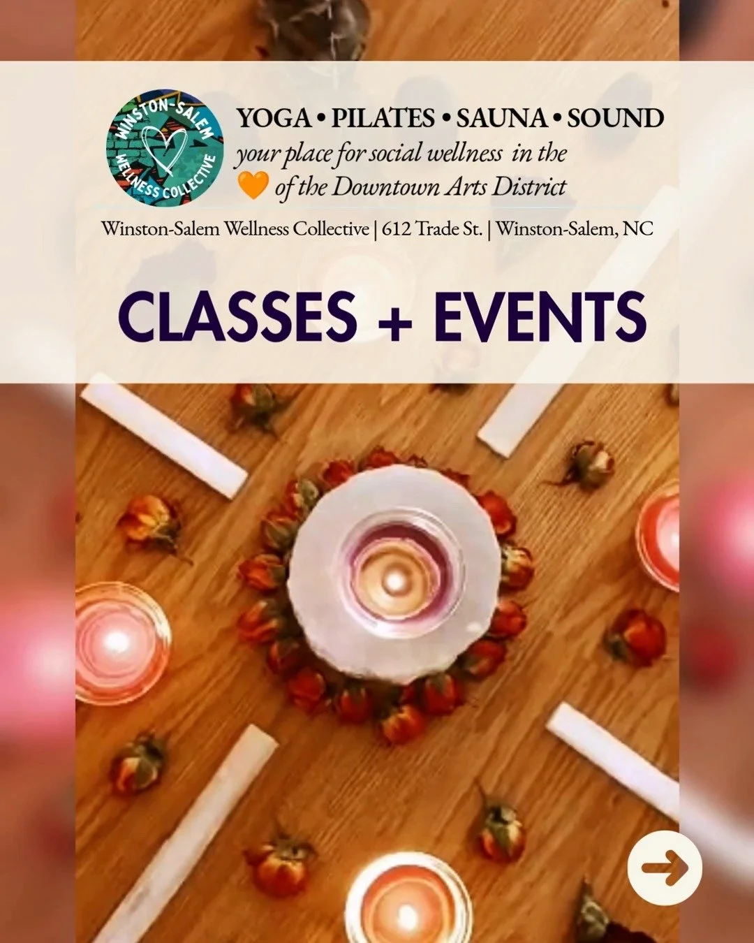 New calendar drop; come add your energy to the space, bring a friend, and take what you need to bring back out into the world.
 
Yoga &bull; Movement &bull; Mobility
Kundalini Yoga Series
Infrared Sauna
Men's Sacred Fire Circle
Sacred Women's Gatheri