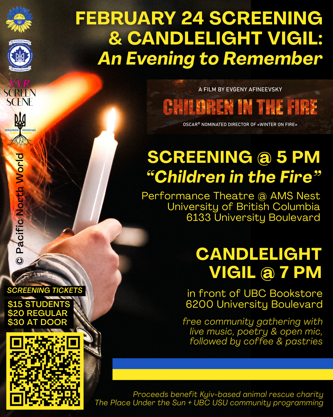 February 24 Screening + Candlelight Vigil: An Evening to Remember