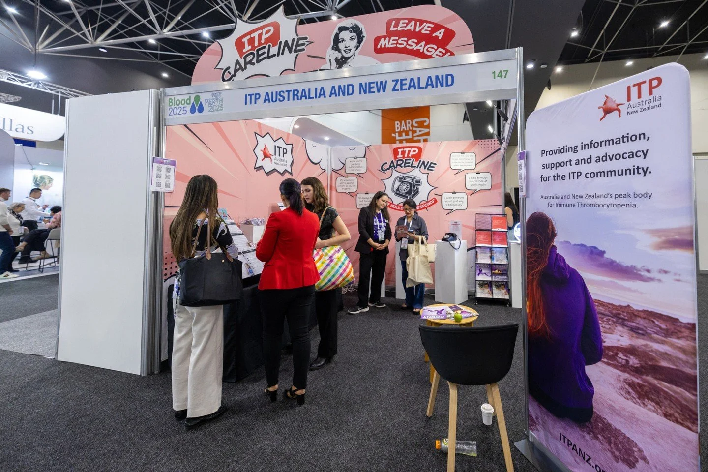 We had the pleasure of creating this ITP Careline booth concept at the recent 'Blood 2025' Haematology Conference for @itp_anz. 💕

This booth was designed to help showcase the unique and mostly unheard voices of people with Immune Thrombocytopenia (