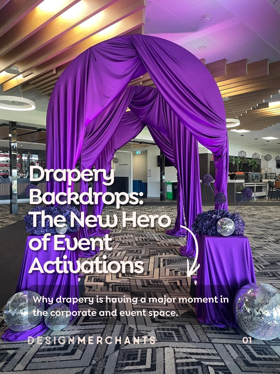Drapery creates atmosphere, depth and emotion in a way that feels immersive, premium and endlessly adaptable. From foyer launches to media moments, the right drapery backdrop can completely transform how a brand is experienced

If you&rsquo;re planni