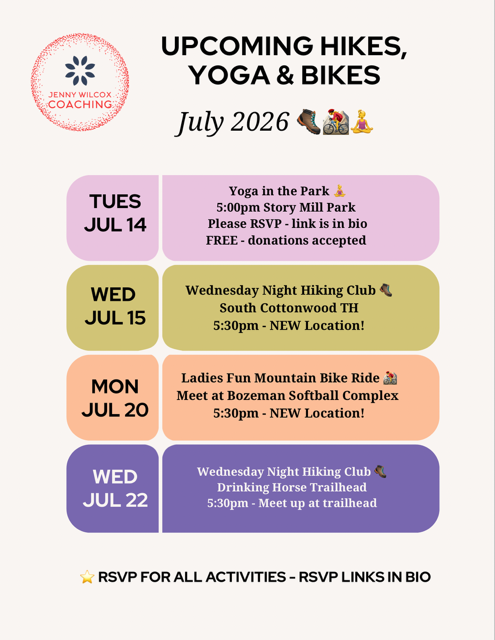 Lilac Olive Peach and Violet Simple Events Schedule Flyer.png