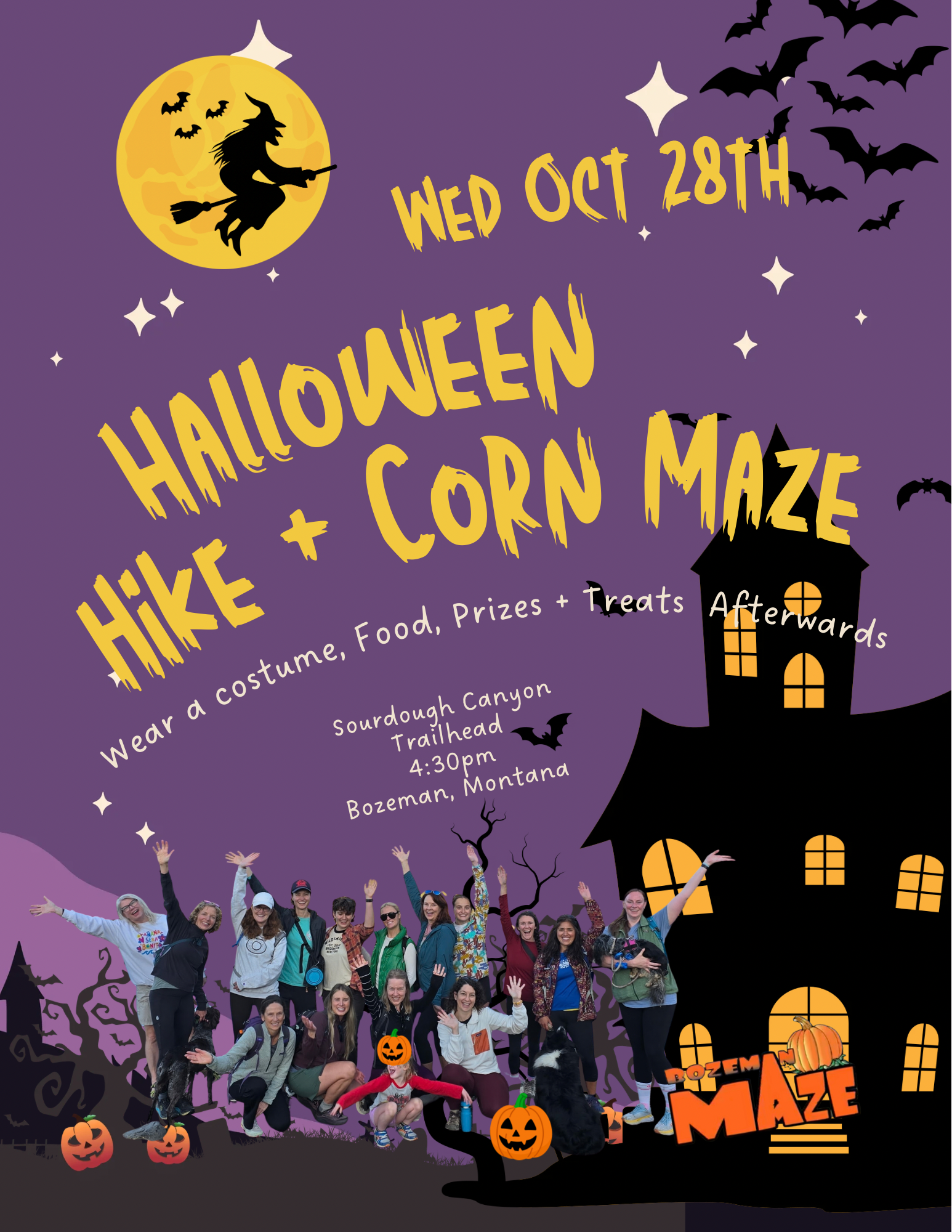 Halloween Hike + Hay Maze