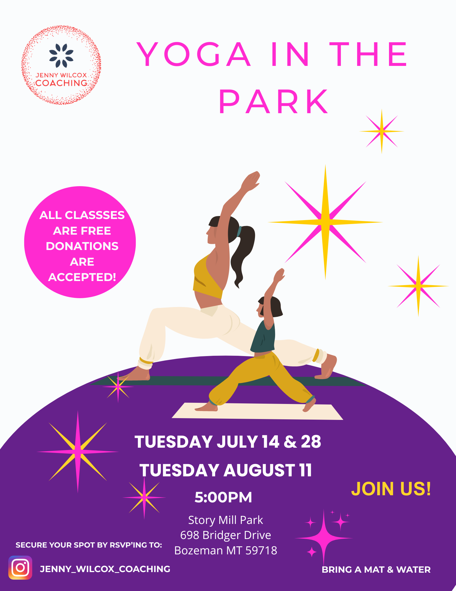 White Green Minimalist Yoga Class Promotion Flyer .png