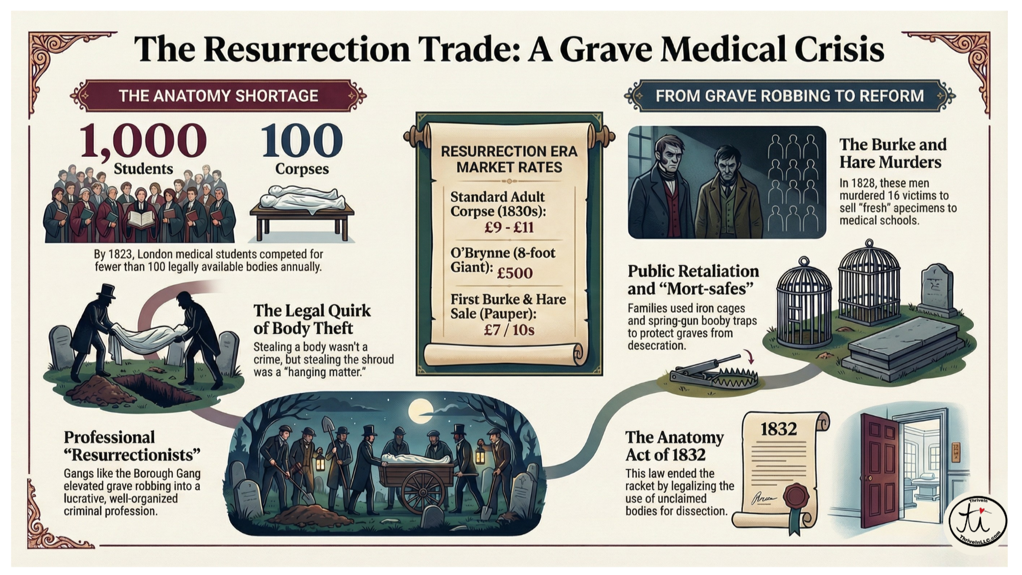 The Macabre Market: 6 Surprising Truths About the 18th-Century Body Snatching Trade