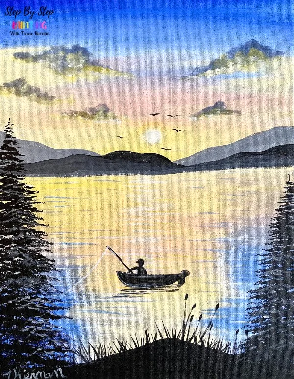 Fishing On the Lake Painting Event
