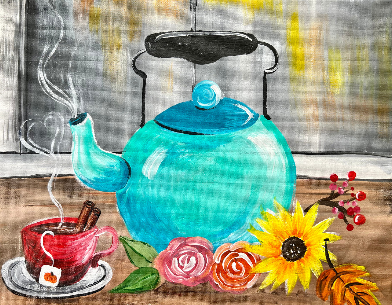 Tea Time Cozy Paint Night