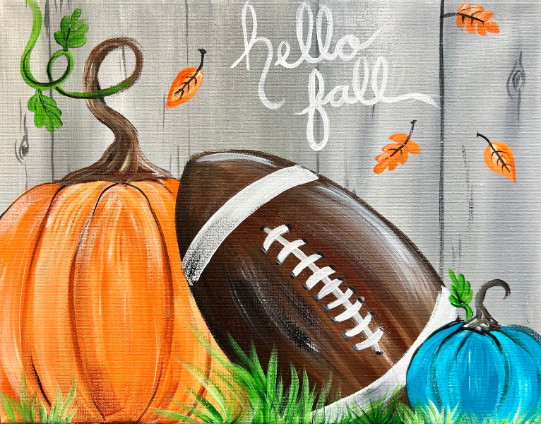 Fall and Football Paint Night