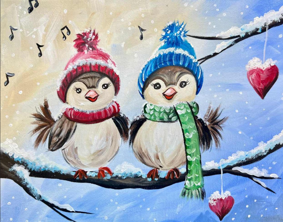 Winter Songbirds Paint Event