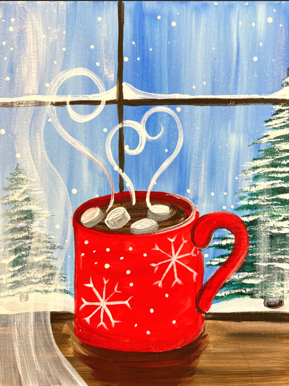 Hot Cocoa by the Window