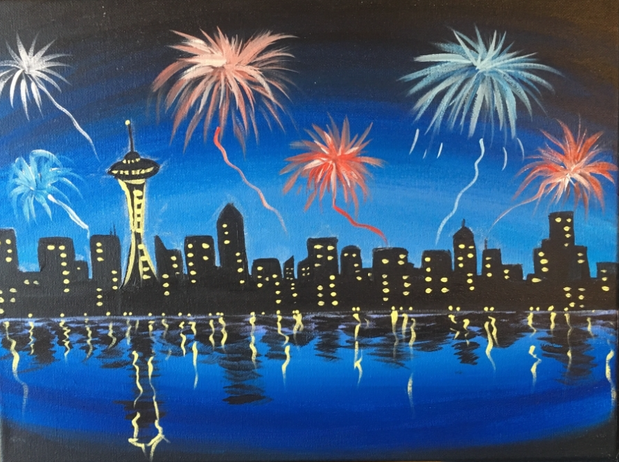 NYE Fireworks Paint Event