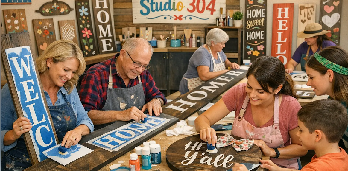 Porch Leaners and Door Signs