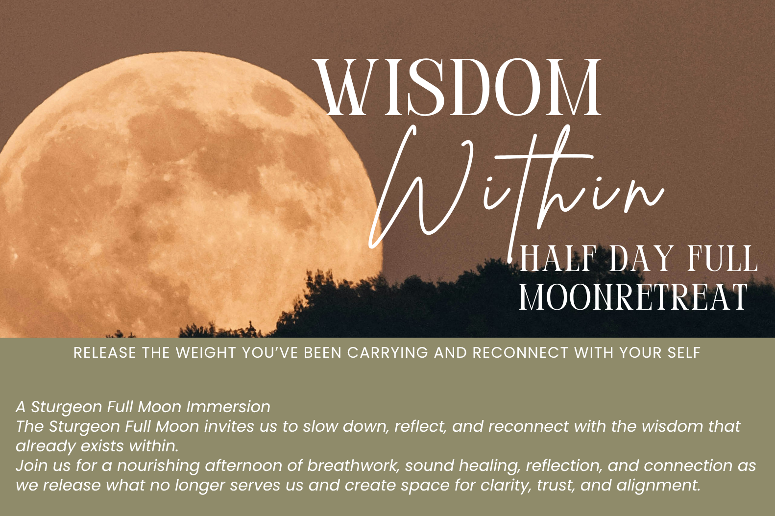 Wisdom Within: Half day retreat BREATH | SOUND | SAUNA | COLD PLUNGE | CONNECTION