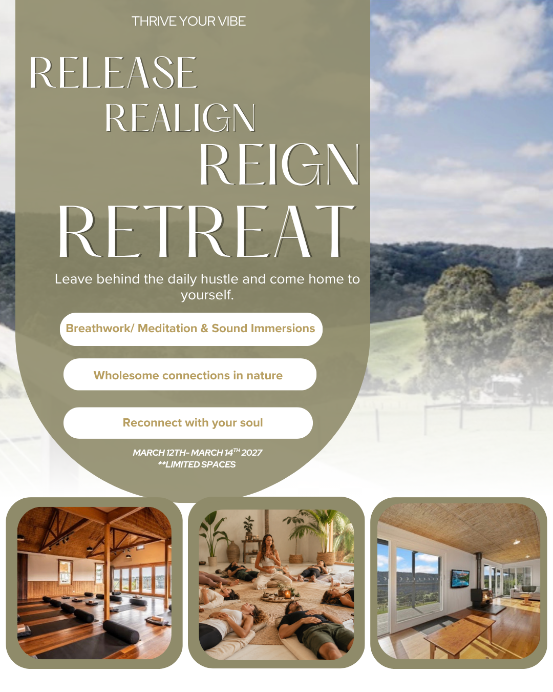 THE RECLAMATION RETREAT   RELEASE • REALIGN • REIGN