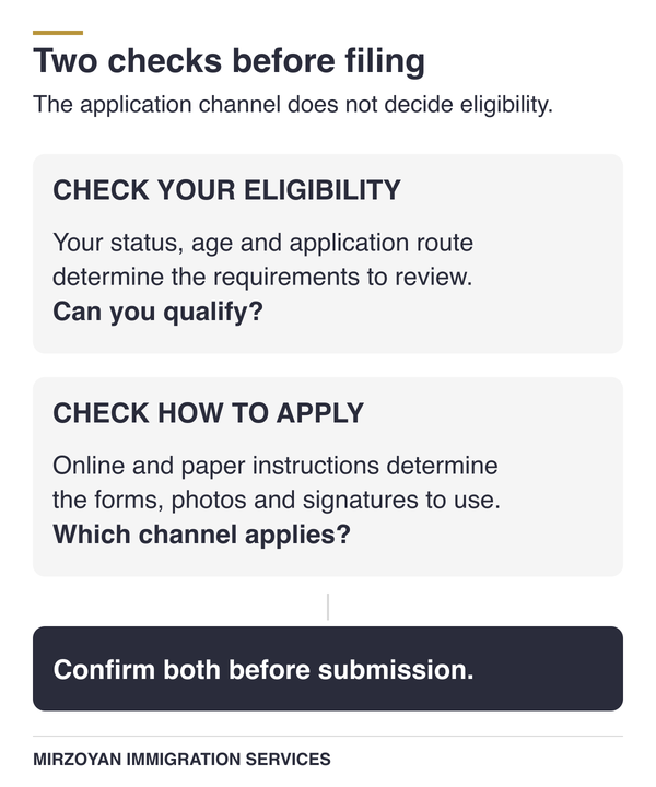 Canadian citizenship eligibility compared with online and paper application routes