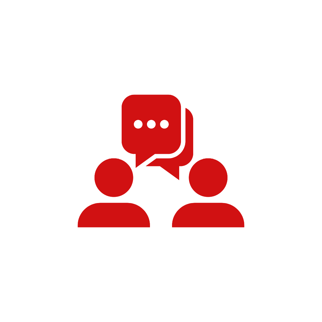 NDIS Support | Mesh Ability Academy | People talking graphic