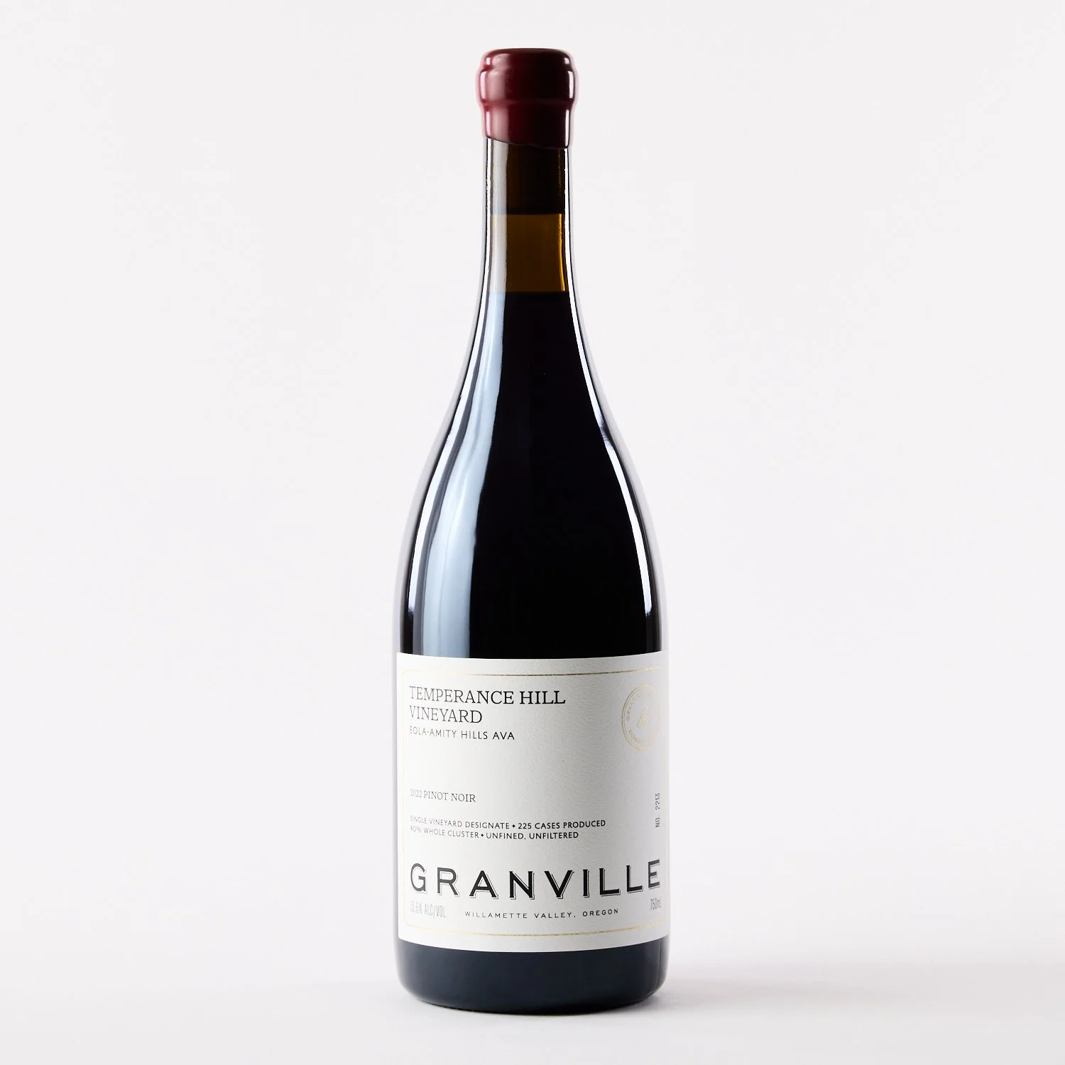 Granville Wine Co., Pinot Noir Temperance Hill Vineyard Eola-Amity Hills, 2022