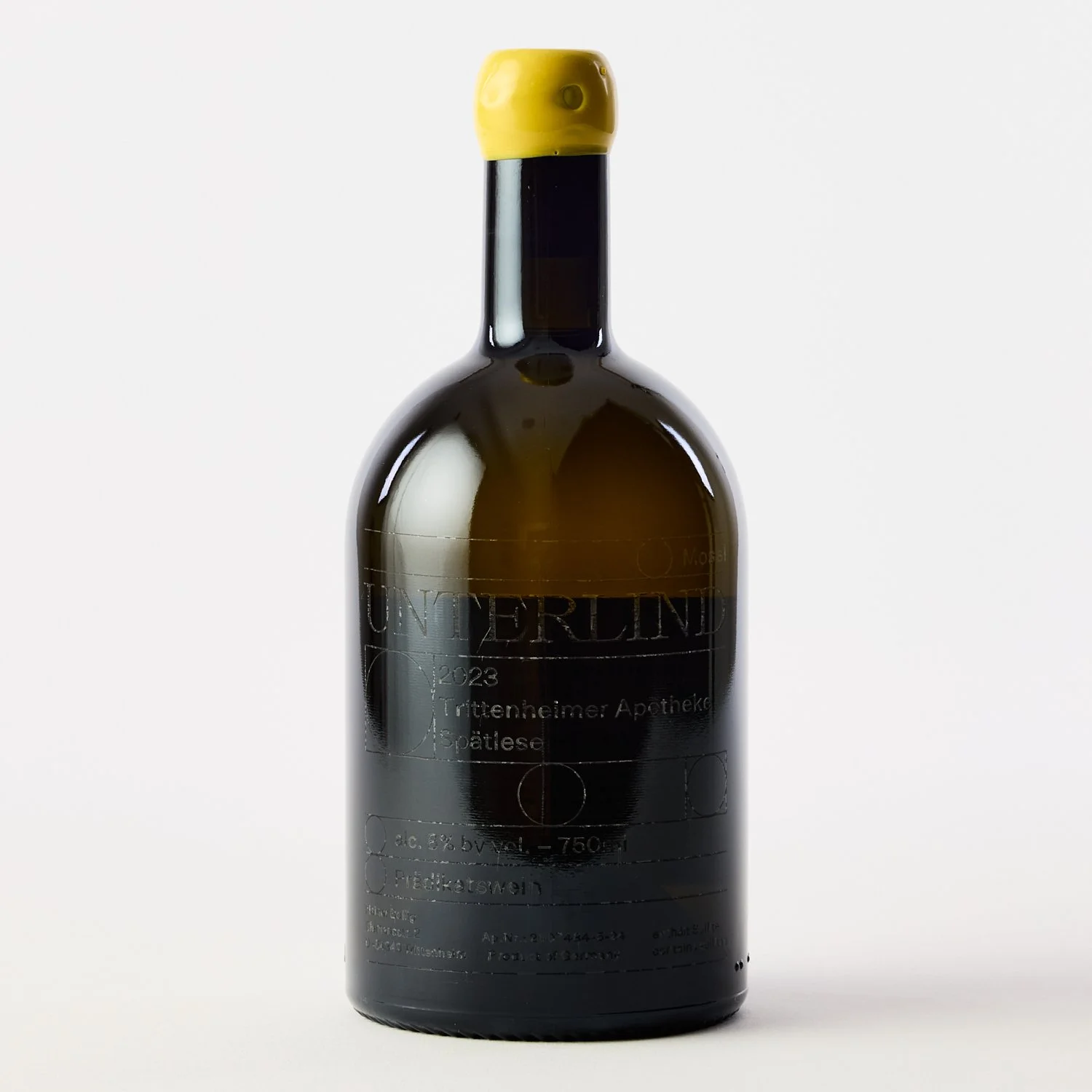 Weingut Unterlind, Riesling Spatlese, Trittenheimer Apotheke, Mosel, Germany, 2023