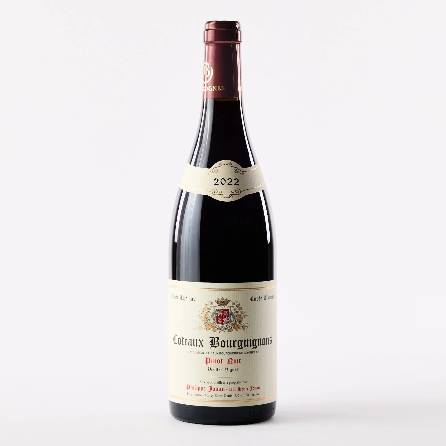 Henri & Philippe Jouan, Coteaux Bourguignons Cuvee Thomas Vieilles Vignes, 2022