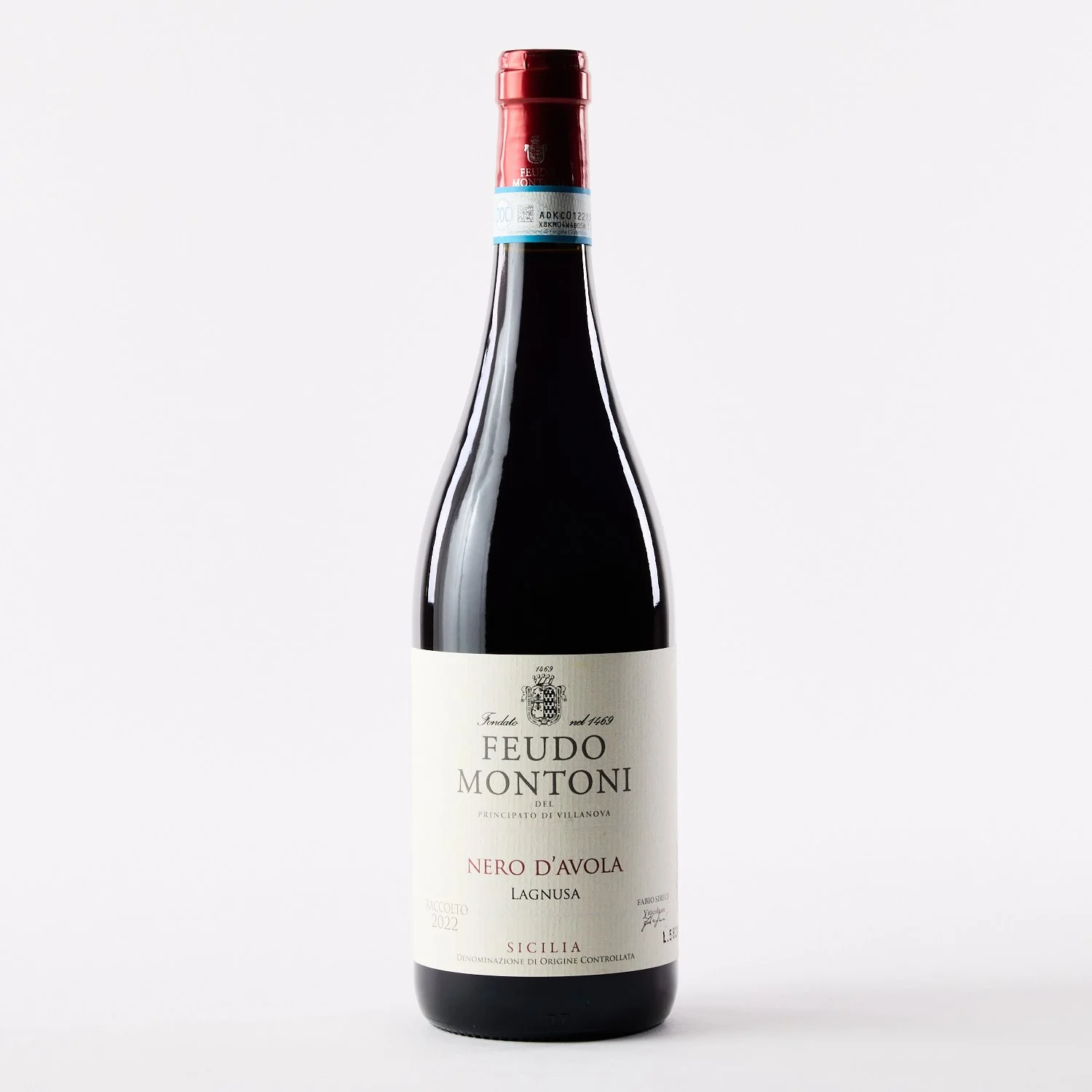 Feudo Montoni, Nero D'Avola, Lagnusa, Sicily, 2022