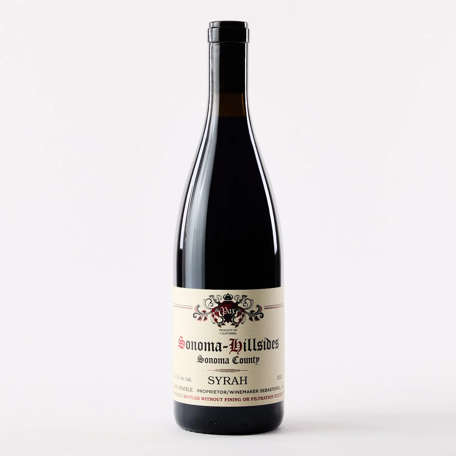 PAX, Sonoma Hillsides Syrah, 2023